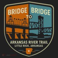 Arkansas River Trail Bridges Little Rock Arkansas Women's Sweatshirt thumb 2
