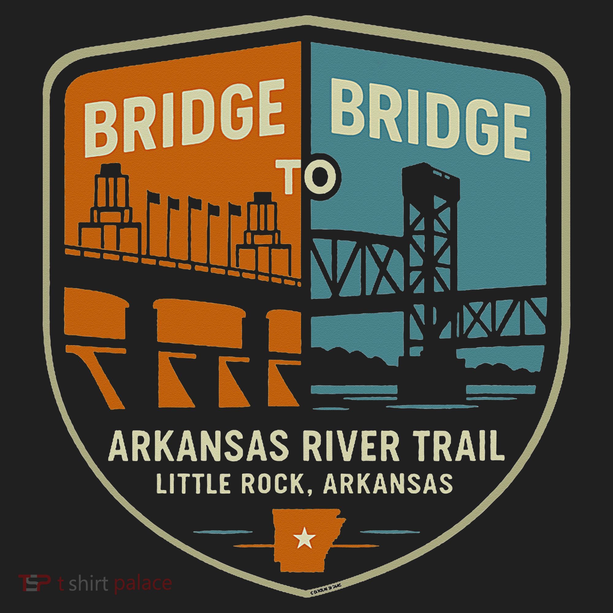 Arkansas River Trail Bridges Little Rock Arkansas Women's Sweatshirt