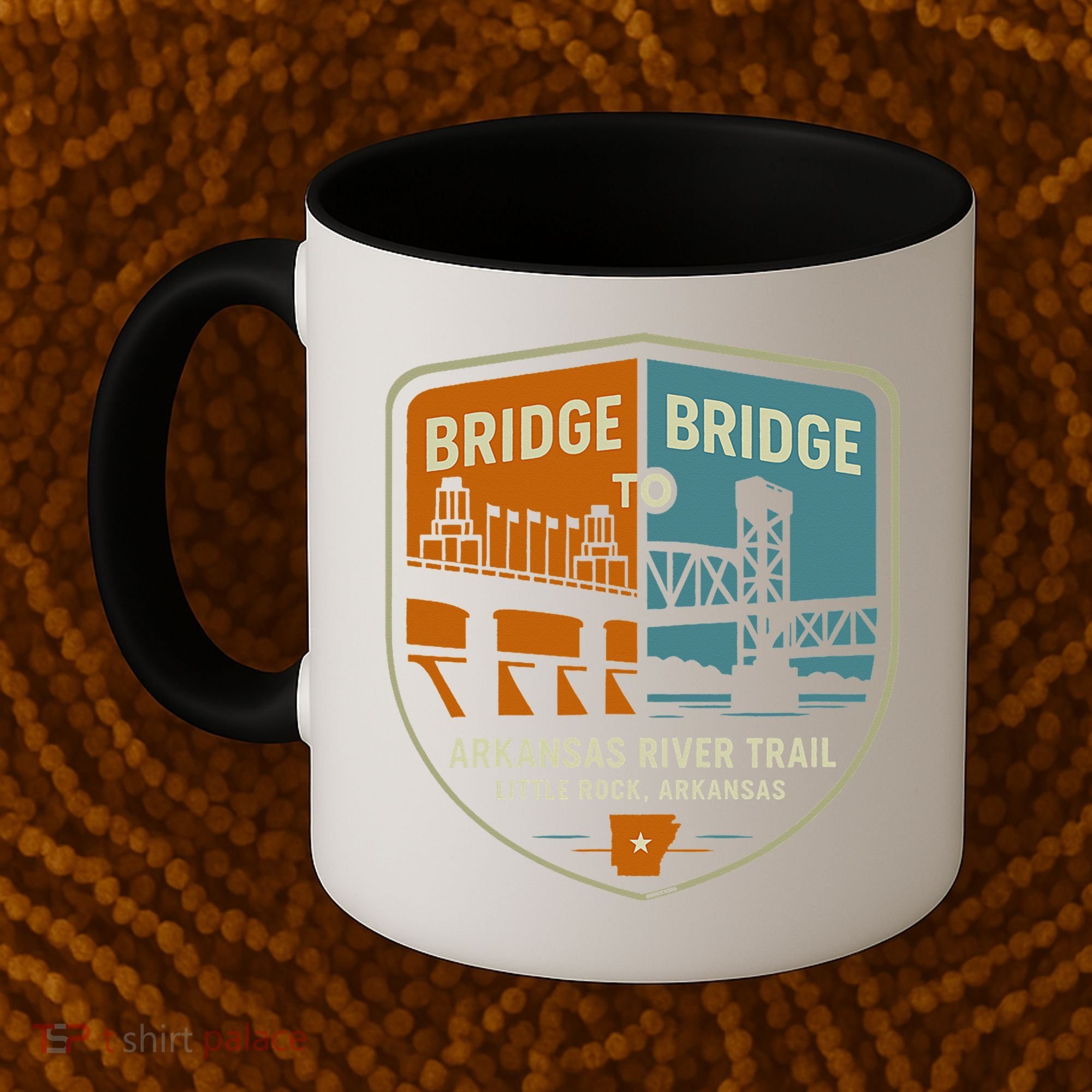 Arkansas River Trail Bridges Little Rock Arkansas Coffee Mug