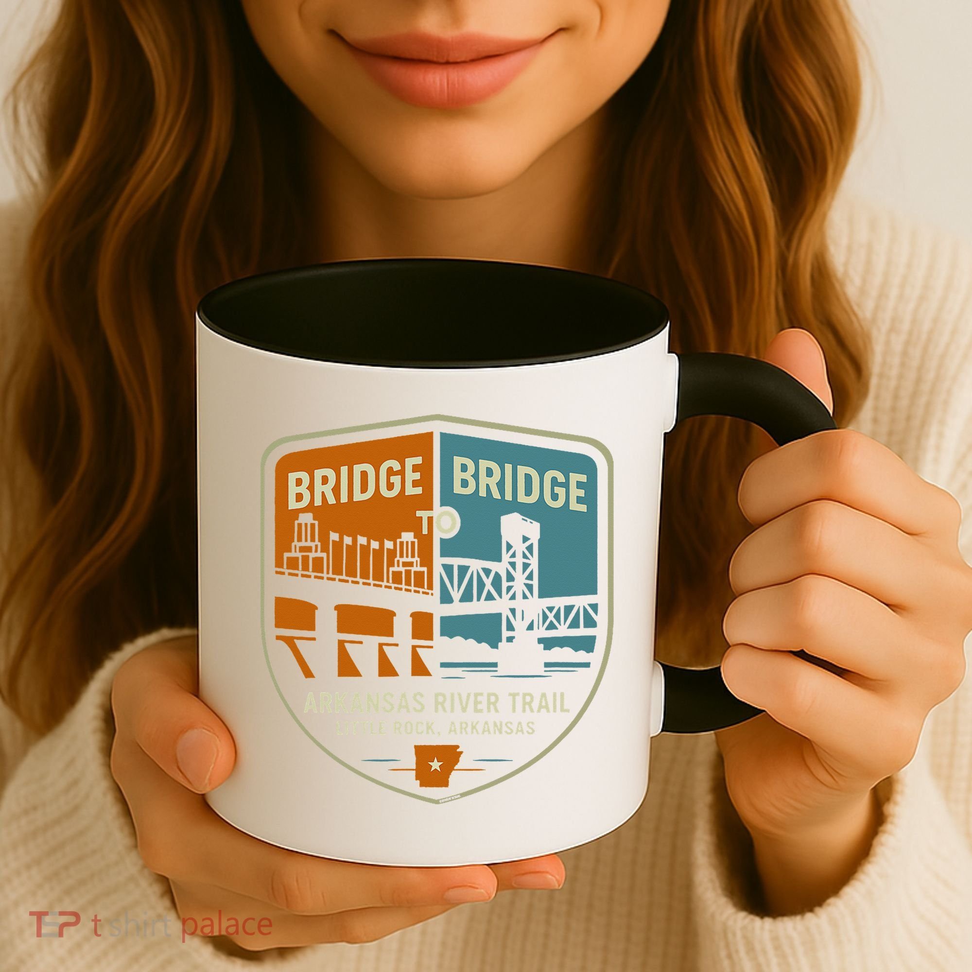 Arkansas River Trail Bridges Little Rock Arkansas Coffee Mug