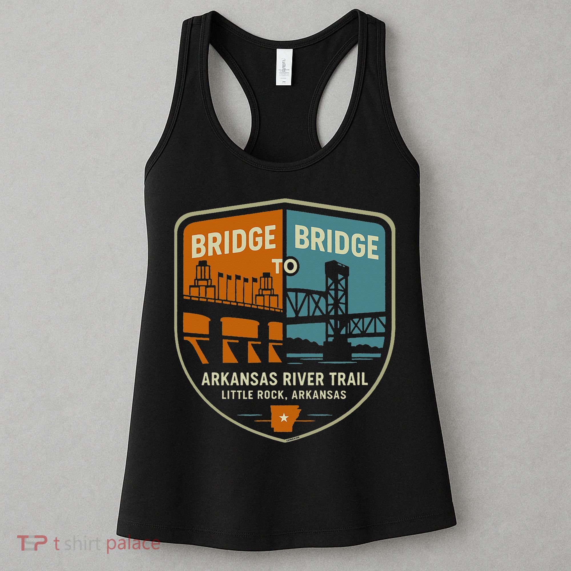 Arkansas River Trail Bridges Little Rock Arkansas Women's Tank Top