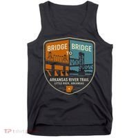 Arkansas River Trail Bridges Little Rock Arkansas Tank Top thumb 0