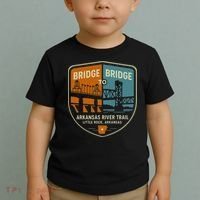 Arkansas River Trail Bridges Little Rock Arkansas Toddler T-Shirt thumb 2