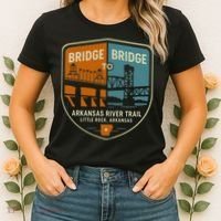 Arkansas River Trail Bridges Little Rock Arkansas Women's T-Shirt thumb 2
