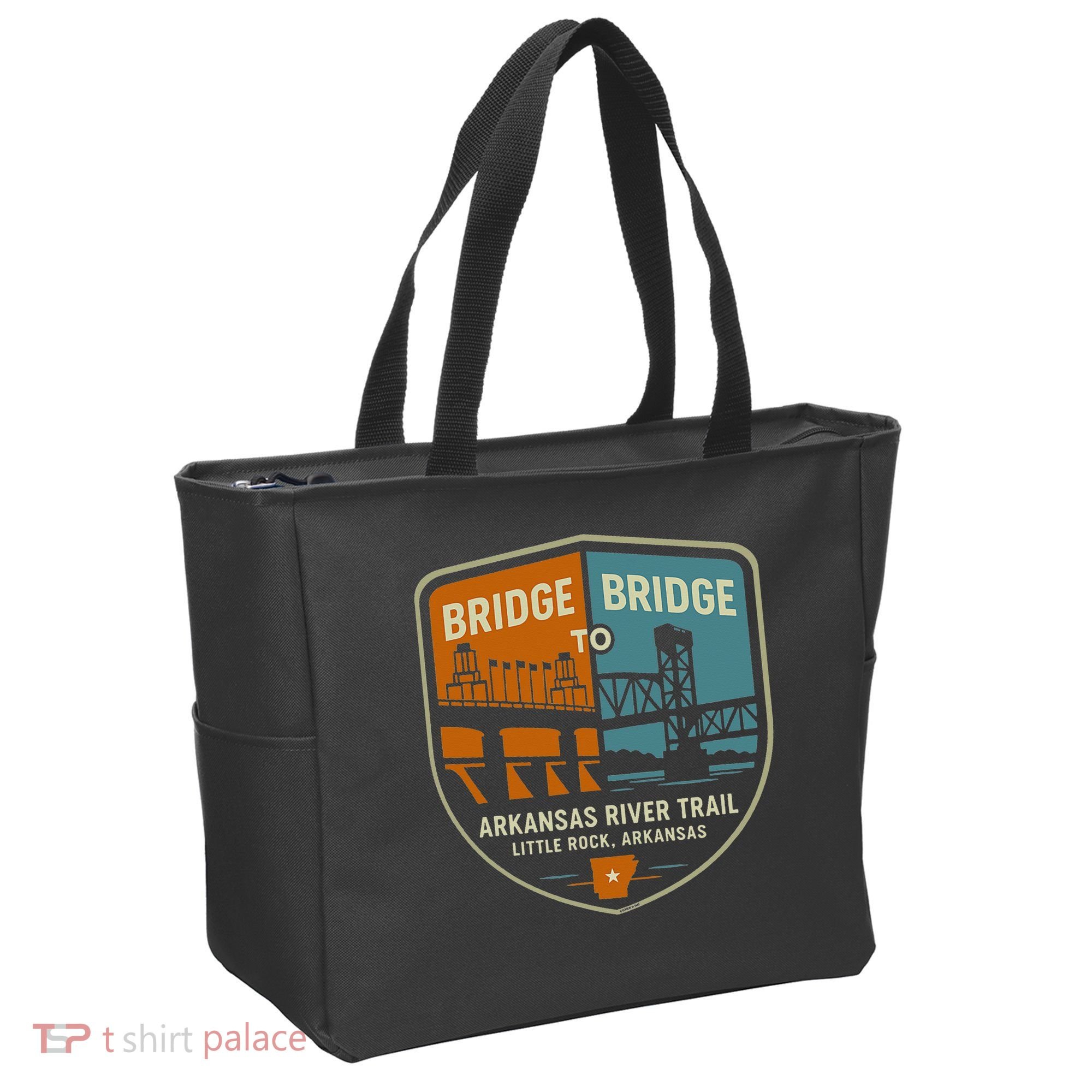 Arkansas River Trail Bridges Little Rock Arkansas Tote Bag