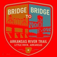 Arkansas River Trail Bridges Little Rock Arkansas Santa Hat thumb 1