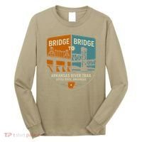 Arkansas River Trail Bridges Little Rock Arkansas Long Sleeve Shirt thumb 0