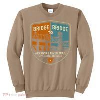 Arkansas River Trail Bridges Little Rock Arkansas Sweatshirt thumb 0