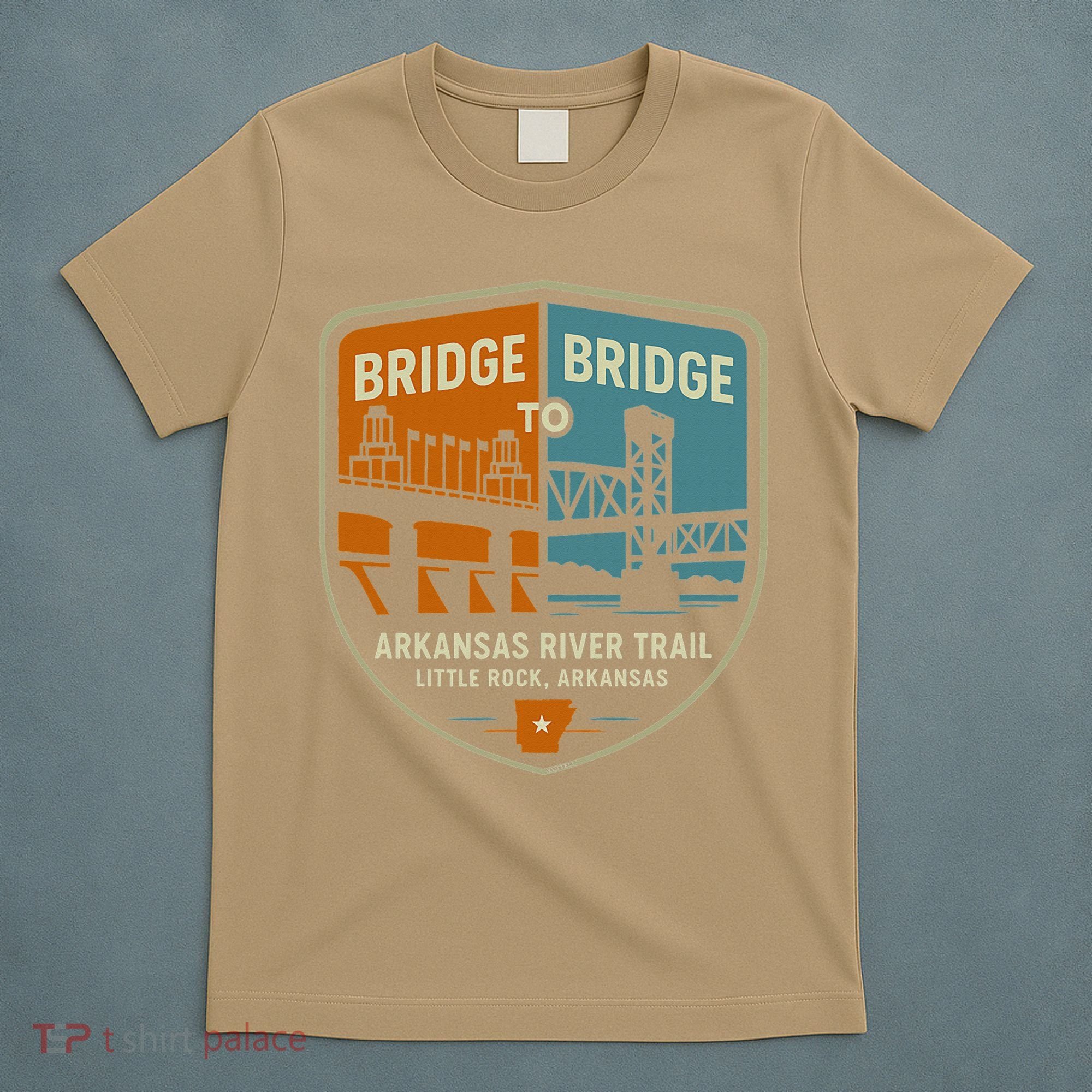 Arkansas River Trail Bridges Little Rock Arkansas T-Shirt