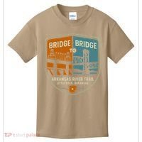 Arkansas River Trail Bridges Little Rock Arkansas Kids T-Shirt thumb 0