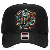 Astronaut Riding T Rex Dinosaur Astro T Rex Space Hat thumb 0