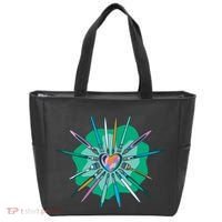 Artist Brushes Heart Tote Bag thumb 0
