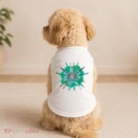 Artist Brushes Heart Doggie Tank thumb 2