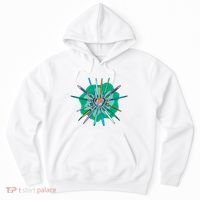 Artist Brushes Heart Hoodie thumb 0
