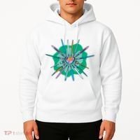 Artist Brushes Heart Hoodie thumb 2