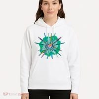 Artist Brushes Heart Hoodie thumb 5