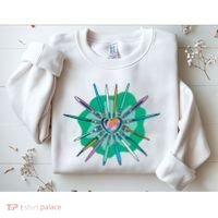 Artist Brushes Heart Sweatshirt thumb 2