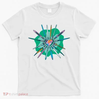 Artist Brushes Heart T-Shirt