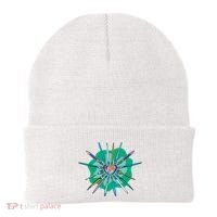 Artist Brushes Heart Beanie thumb 0