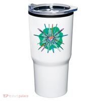Artist Brushes Heart Tumbler thumb 0