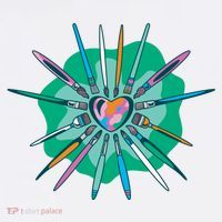 Artist Brushes Heart Tumbler thumb 3