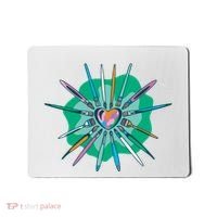 Artist Brushes Heart Mousepad thumb 0
