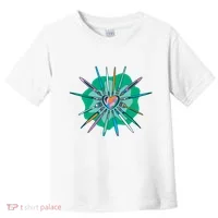 Artist Brushes Heart Toddler T-Shirt thumb 0