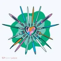 Artist Brushes Heart Toddler T-Shirt thumb 4
