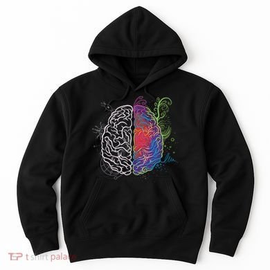 Artistic And Logical Brain Hoodie
