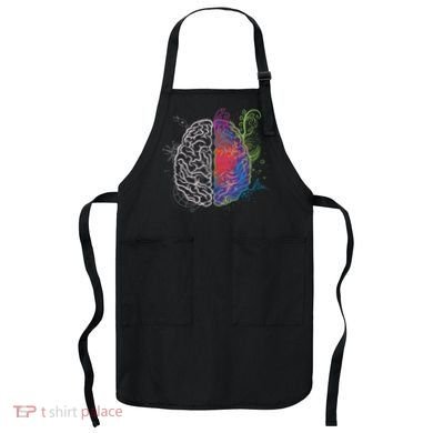 Artistic And Logical Brain Apron