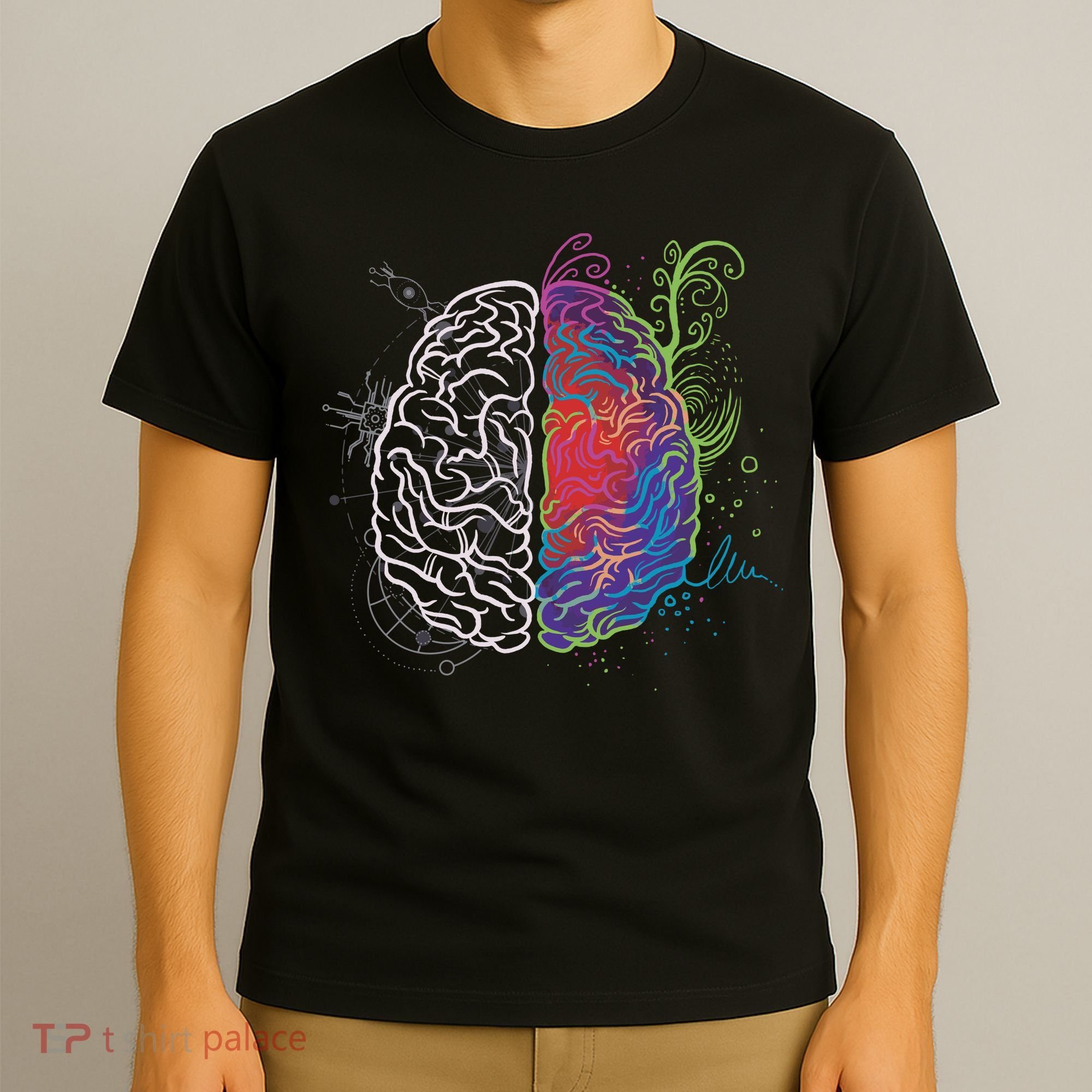 Artistic And Logical Brain T-Shirt