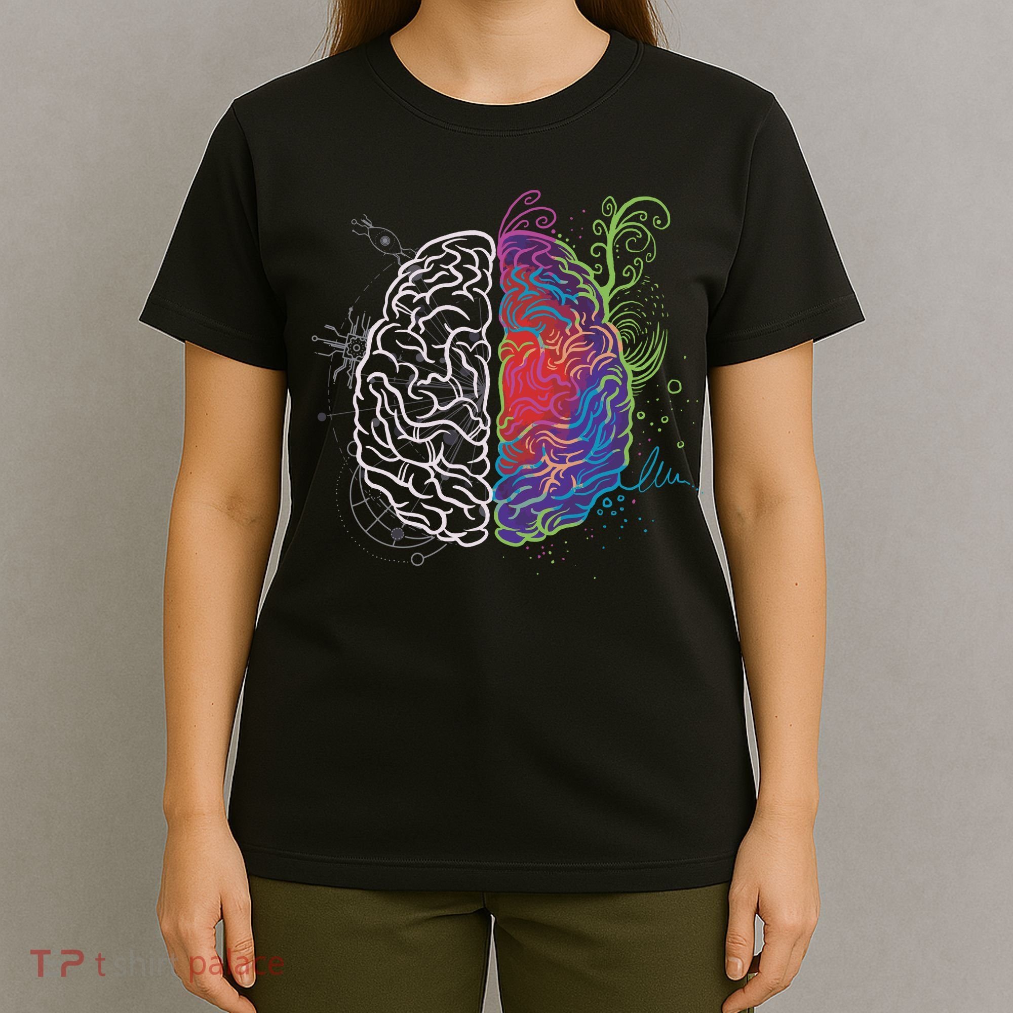 Artistic And Logical Brain T-Shirt