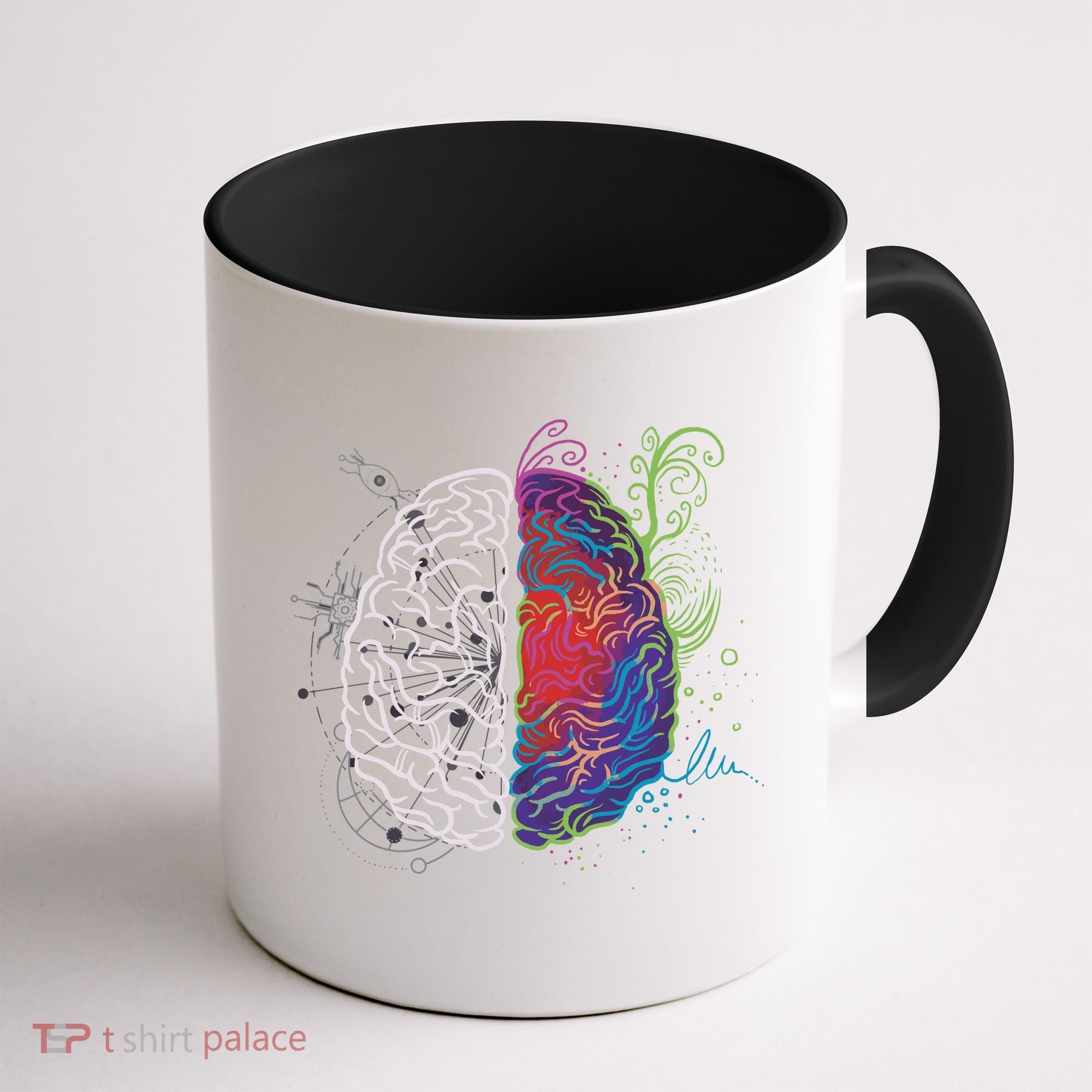 Artistic And Logical Brain Coffee Mug