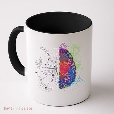 Artistic And Logical Brain Coffee Mug