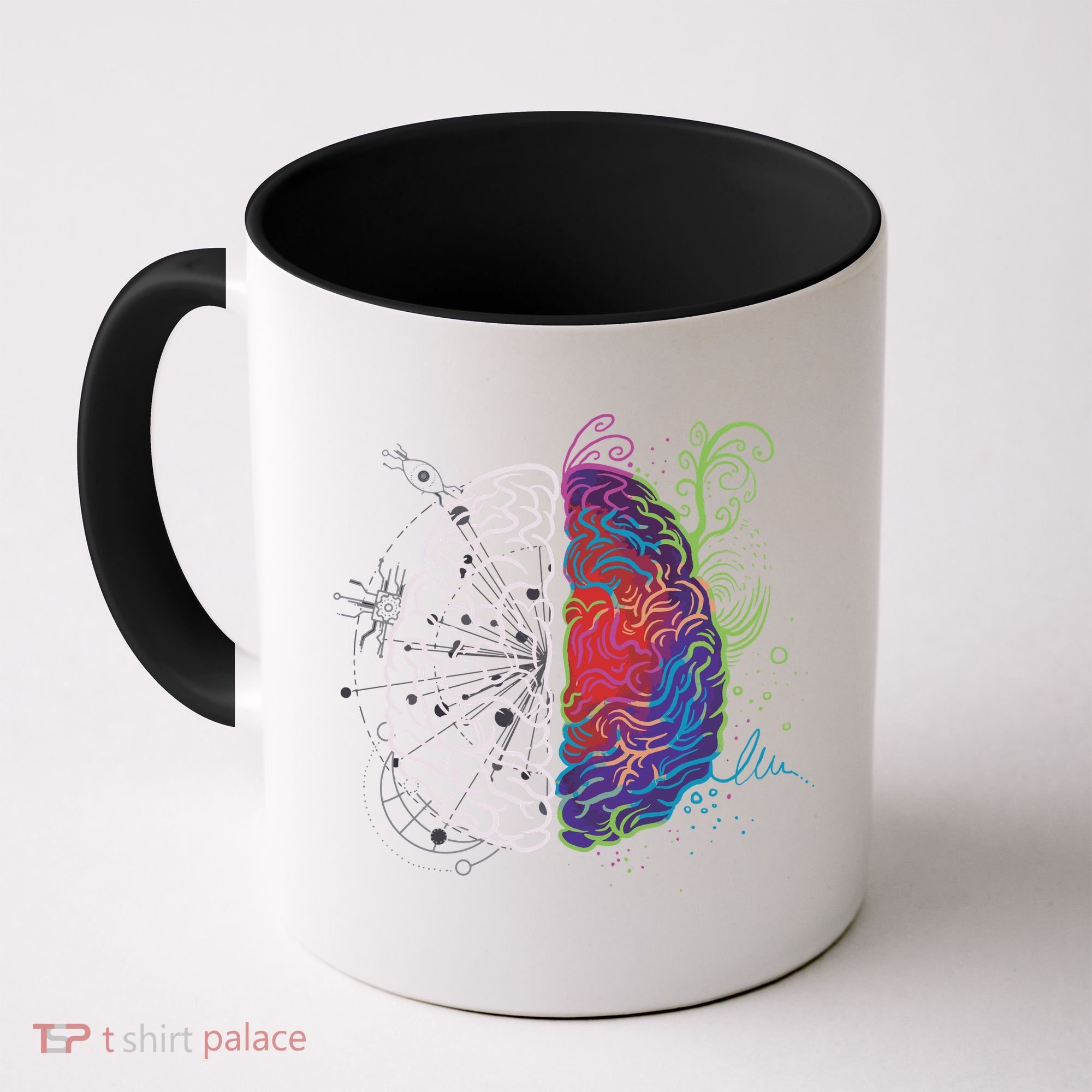 Artistic And Logical Brain Coffee Mug