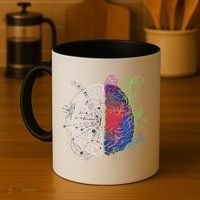 Artistic And Logical Brain Coffee Mug thumb 4