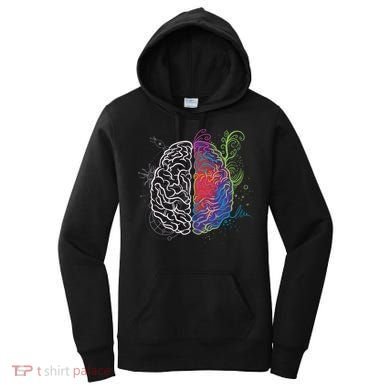 Artistic And Logical Brain Women's Hoodie