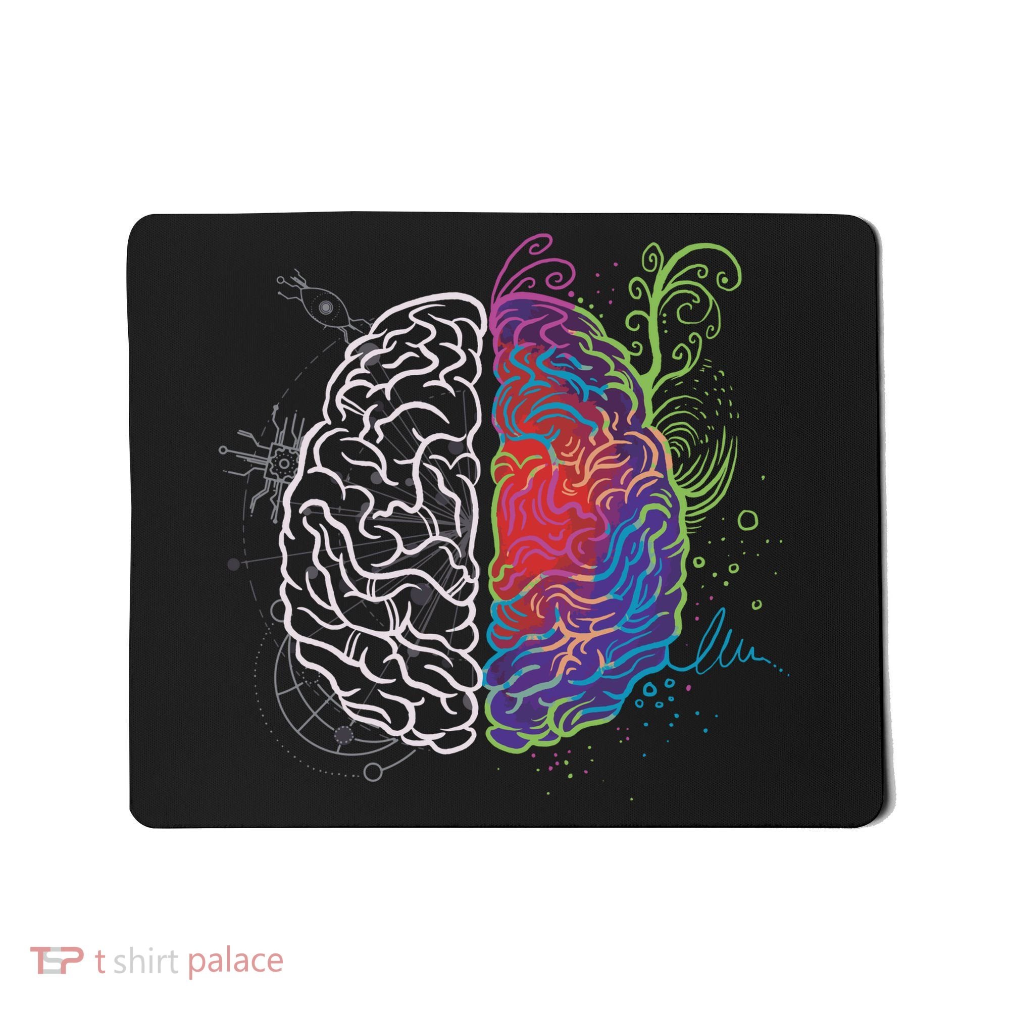 Artistic And Logical Brain Mousepad