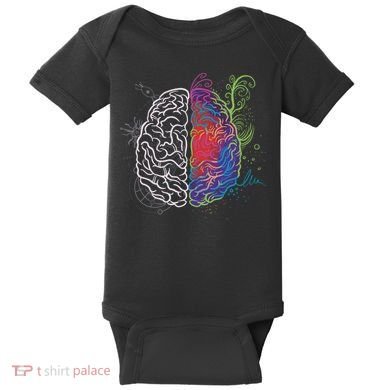 Artistic And Logical Brain Baby Bodysuit