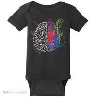 Artistic And Logical Brain Baby Bodysuit thumb 0