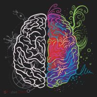 Artistic And Logical Brain Golf Towel thumb 3