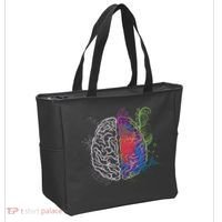 Artistic And Logical Brain Tote Bag thumb 2