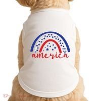 America Rainbow USA Doggie Tank thumb 0