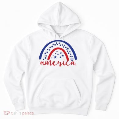 America Rainbow USA Hoodie