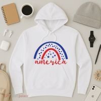America Rainbow USA Hoodie thumb 3