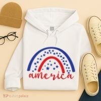 America Rainbow USA Hoodie thumb 4