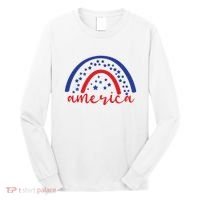America Rainbow USA Long Sleeve Shirt thumb 0