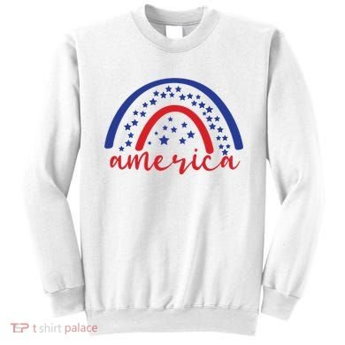 America Rainbow USA Sweatshirt