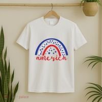 America Rainbow USA T-Shirt thumb 2