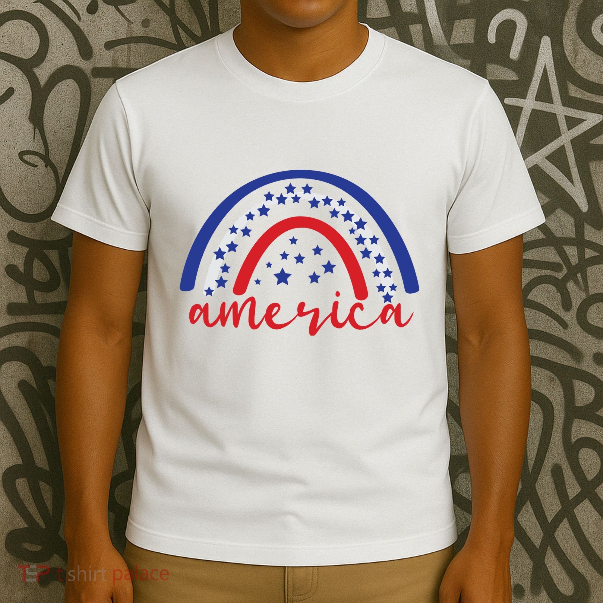 America Rainbow USA T-Shirt